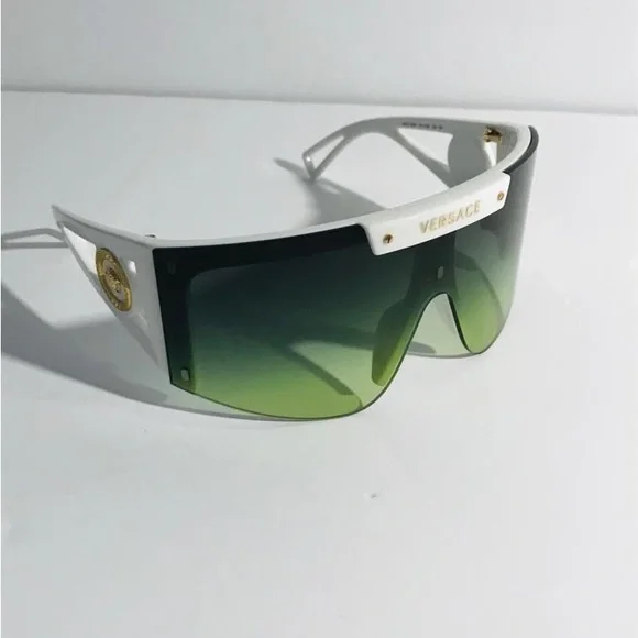 New Versace Clear Shield Ladies Sunglasses VE4393 401/1W 46 - Picture 7 of 16